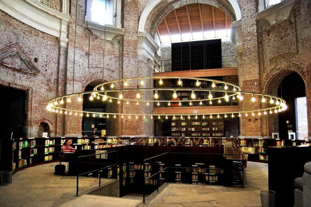 Biblioteca de las Escuelas Pías, en Madrid