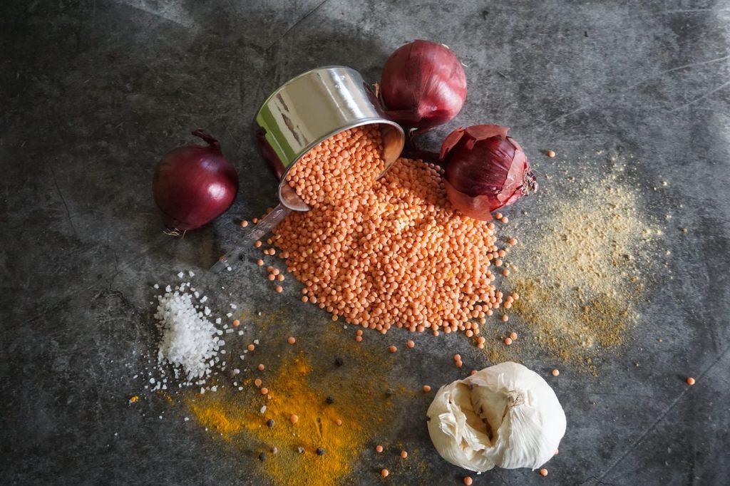 Ingredientes que necesitas para estas lentejas con jamón