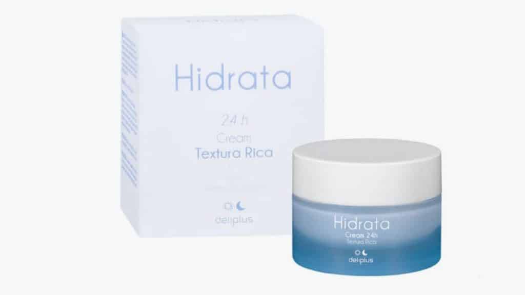 Deliplus de Mercadona Crema facial hidratante 24 horas con textura rica