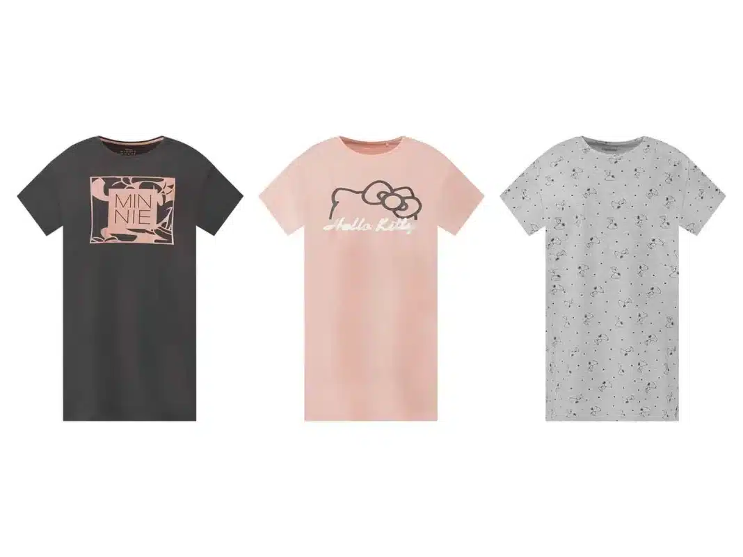 Lidl - Camiseta larga de licencia para mujer