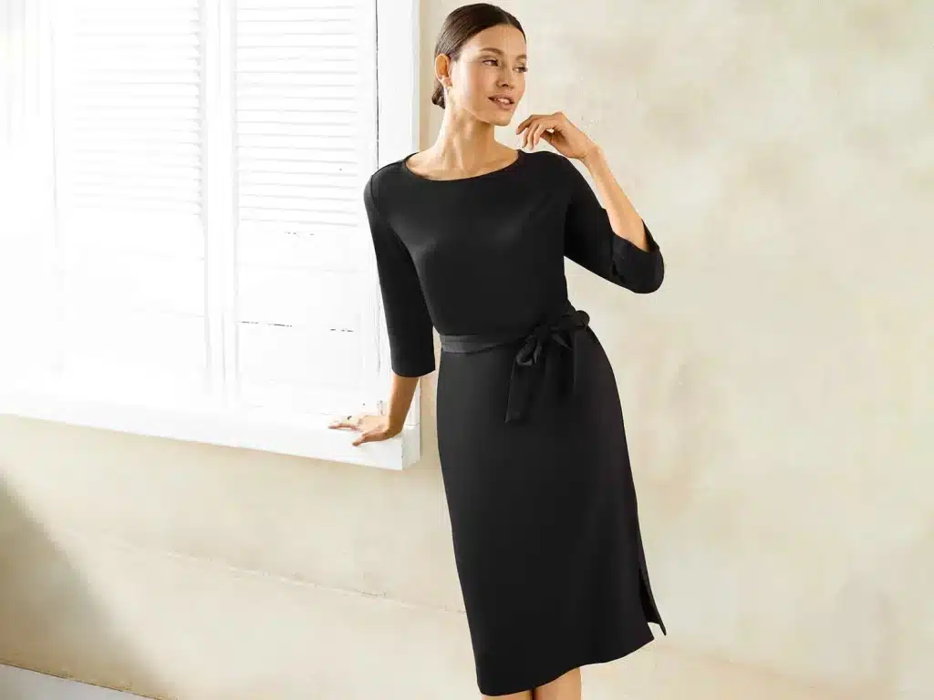 Lidl - Vestido básico con lazada para mujer