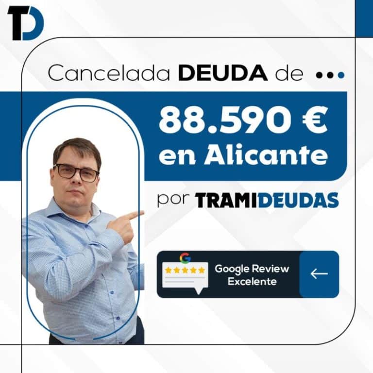 TramiDeudas cancela 88.590€ en Alicante con la Ley de Segunda Oportunidad