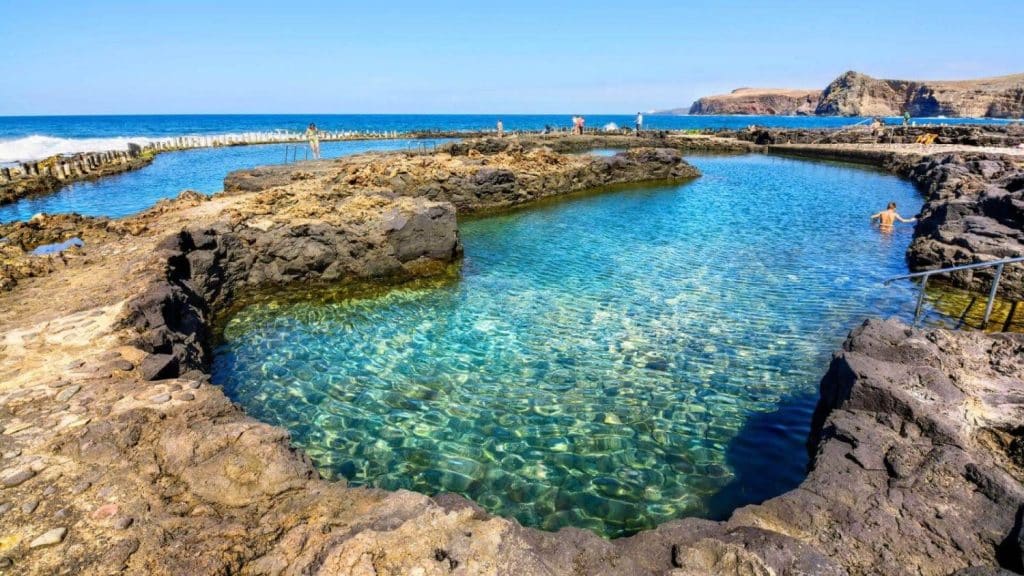 Piscinas naturales de Agaete, en Gran Canaria