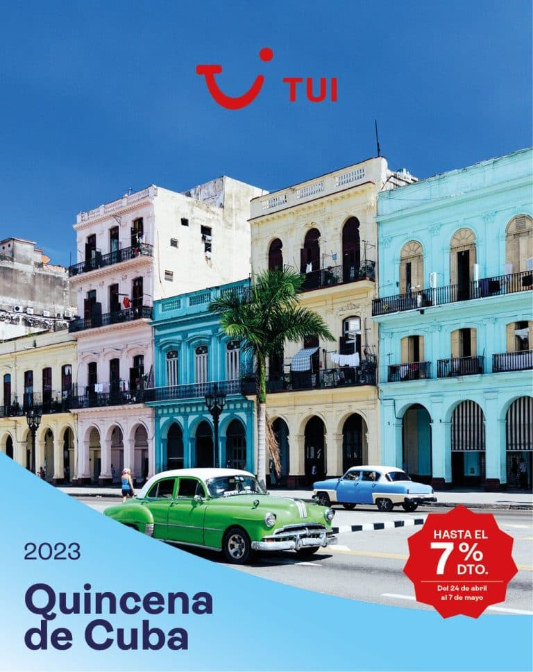 TUI apuesta por Cuba y lanza una campaña con hasta 7% de descuento en toda la programación