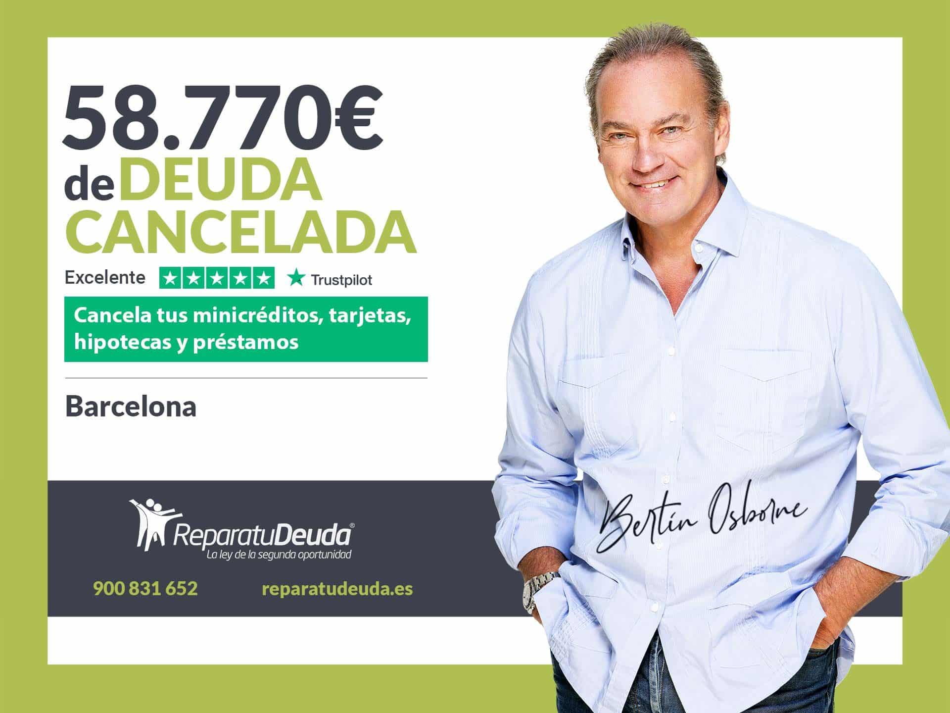 Repara tu Deuda Abogados cancela 58.770€ en Barcelona (Catalunya) gracias a la Ley de Segunda Oportunidad 1 Repara tu Deuda Abogados cancela 58.770? en Barcelona (Catalunya) gracias a la Ley de Segunda Oportunidad