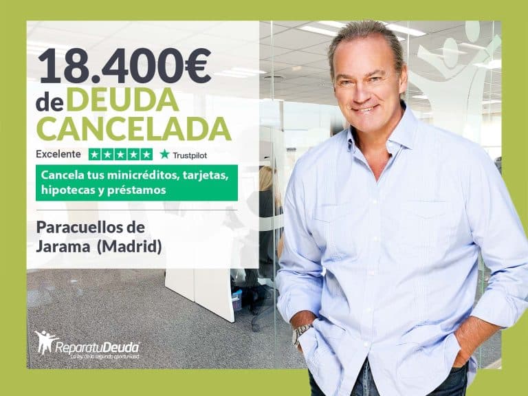 Repara tu Deuda cancela 18.400€ en Paracuellos de Jarama (Madrid) con la Ley de Segunda Oportunidad