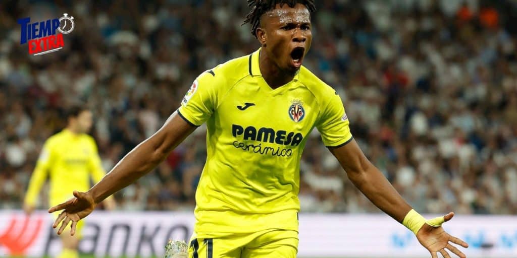 Samuel Chukwueze le coquetea al Real Madrid