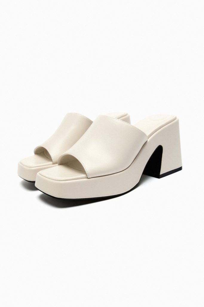 Zara: las sandalias con tacón y comodísimas para el buen tiempo