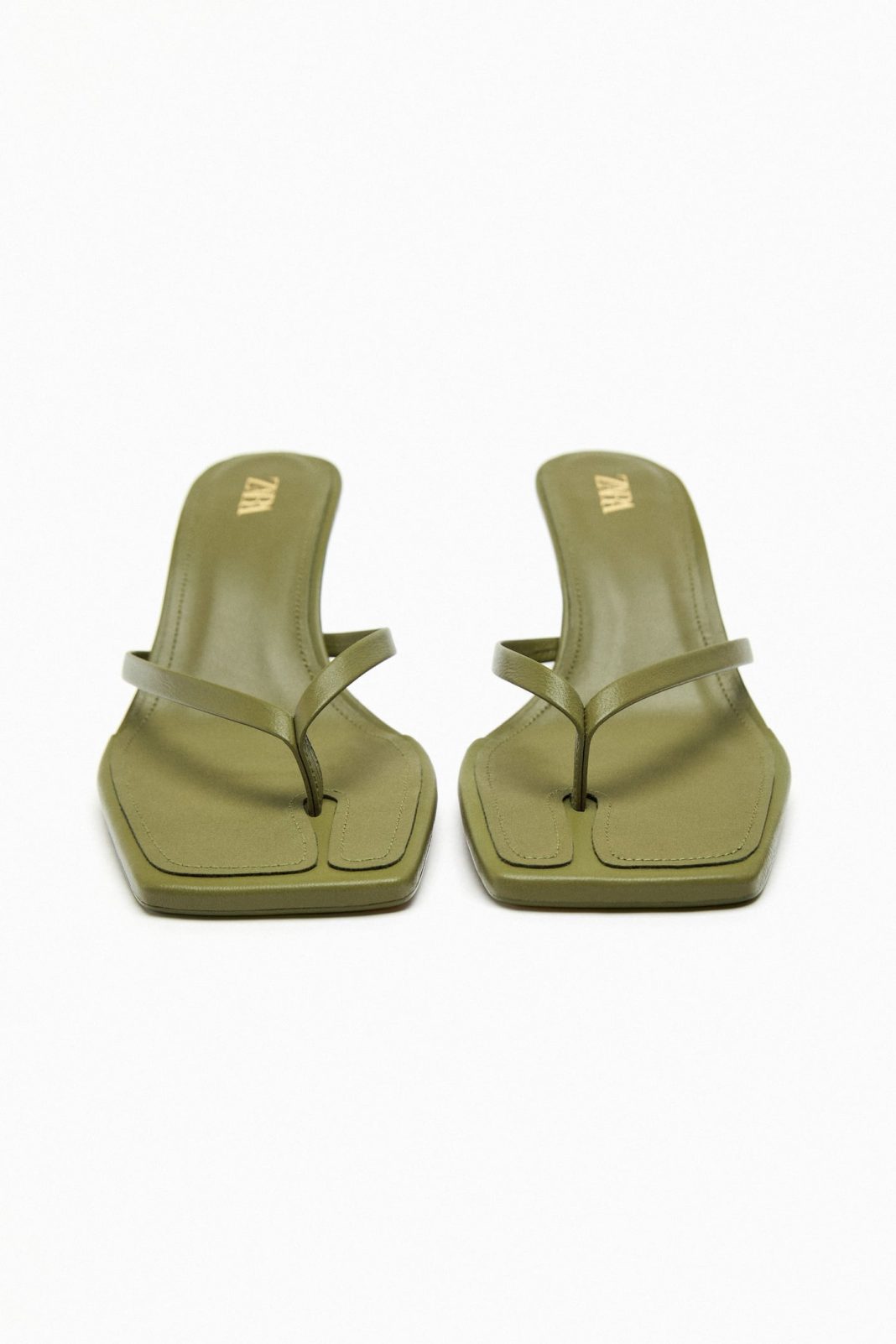 Zara: las sandalias con tacón y comodísimas para el buen tiempo