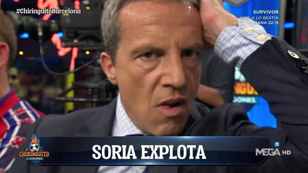 Soria se siente apartado del programa