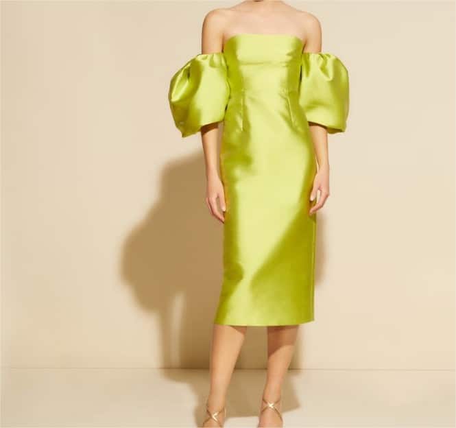 Vestido corto palabra de honor el corte ingles