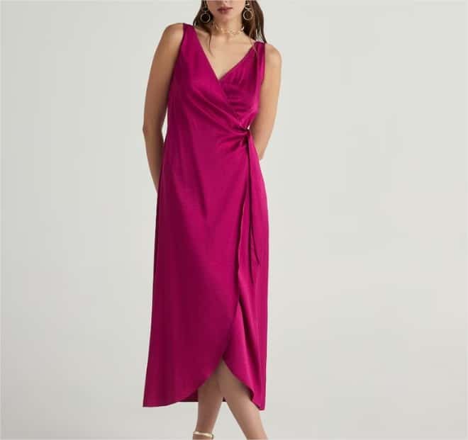 Vestido midi jacquard el corte ingles