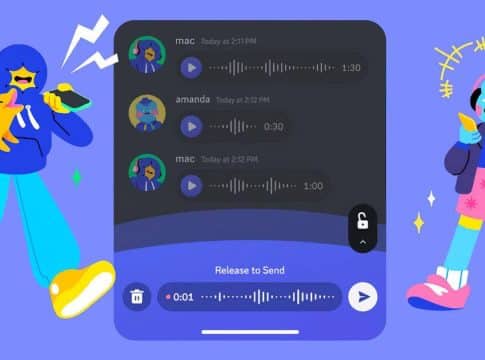 Discord mensajes voz largos Whatsapp