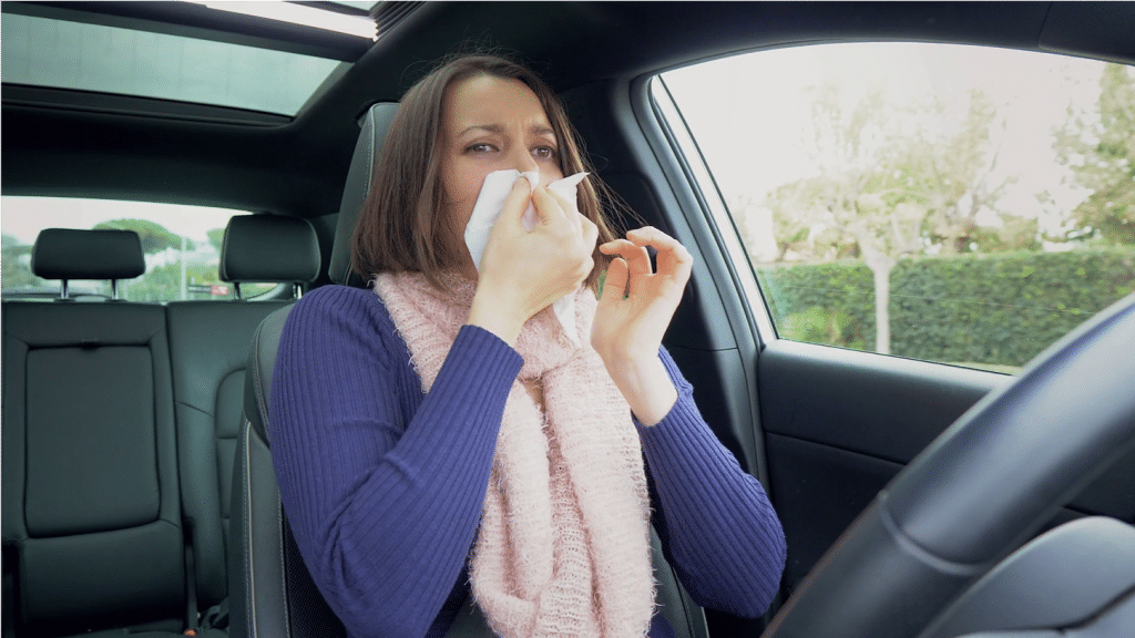 estornudar al manejar peligroso