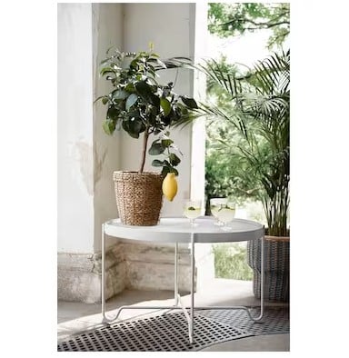Mesa centro color beige