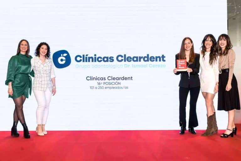 Clínicas Cleardent, una de las mejores empresas para trabajar en España en 2023