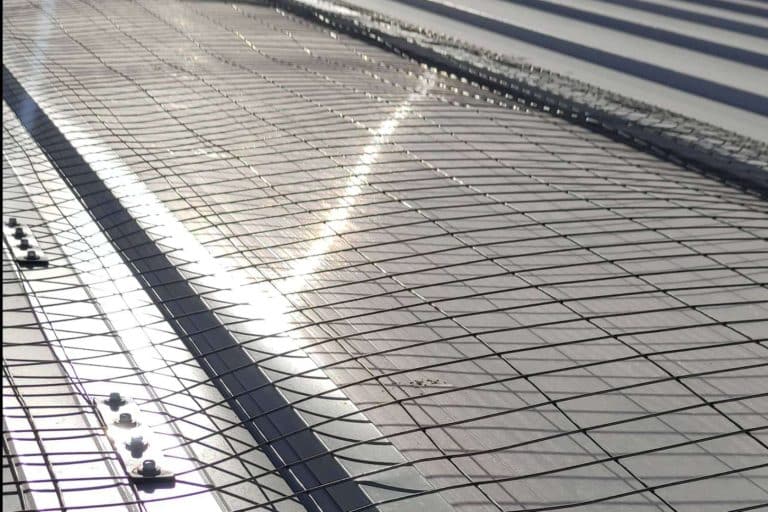 Soluciones de protección de lucernarios de la referencia MetalNet con MultiGarBen