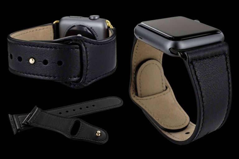 Correa en piel de extrema calidad para los Apple Watch, con Piel Frama