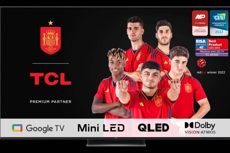 El premio Red Dot 2023 al diseño de producto es para TCL por su barra de sonido de cine en casa de la serie S64