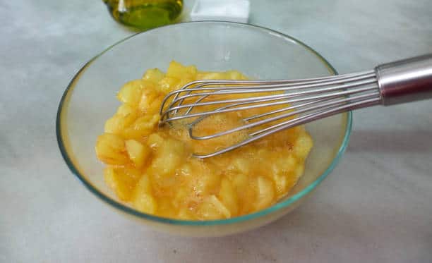 Preparación de la receta