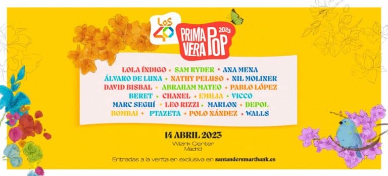 'Los40 Primavera Pop' se prepara para sus noches musicales más especiales con una cartel de éxito