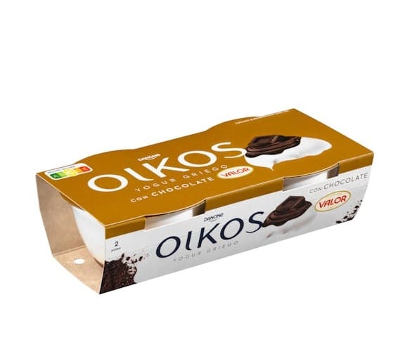 Yogur griego con chocolate de Mercadona