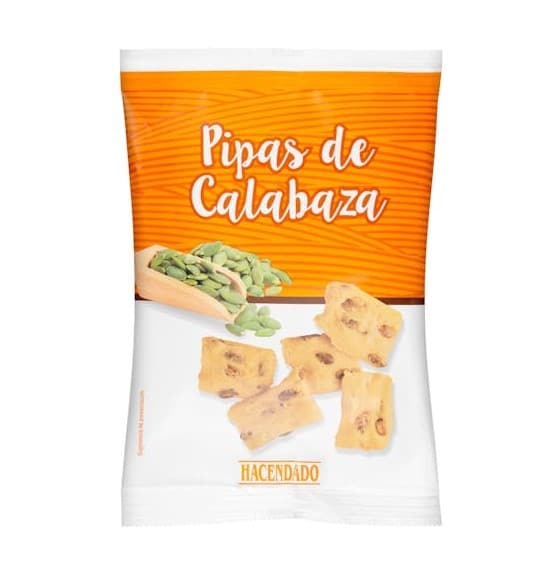 Panes especiales pipas calabaza Hacendado Anitines