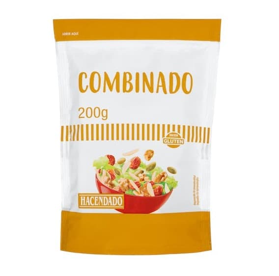 Combinado frutos secos, frutas desecadas y semillas de calabaza