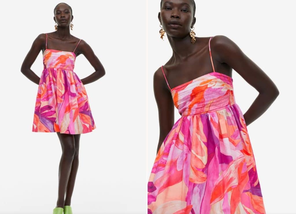 H&M tira la casa por la ventana con unos vestidos de primavera que ni Primark 83 Minivestido estampado