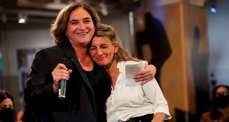 El nuevo "trend" de TikTok: Ada Colau y Yolanda Díaz, "obsessed" 1 Yolanda Díaz Colau Barcelona
