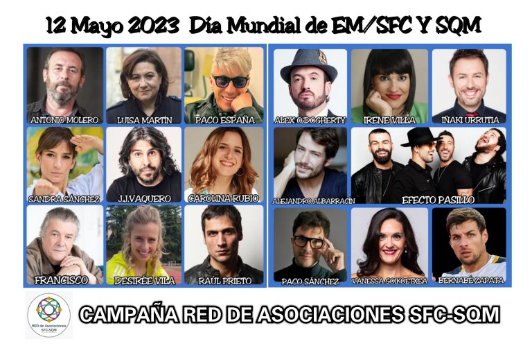 Profesionales del deporte y la cultura apoyan la encefalomielitis miálgica y sensibilidad química múltiple