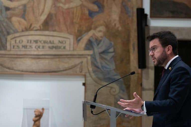 Aragonès espera alcanzar un acuerdo por la sequía con la ley de Junts