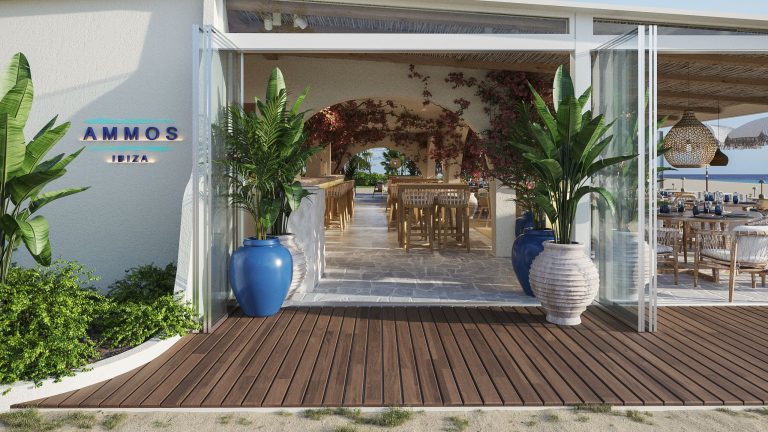 Sunset Hospitality Group abre el restaurante griego Ammos en el icónico Ushuaia Beach Hotel de Ibiza