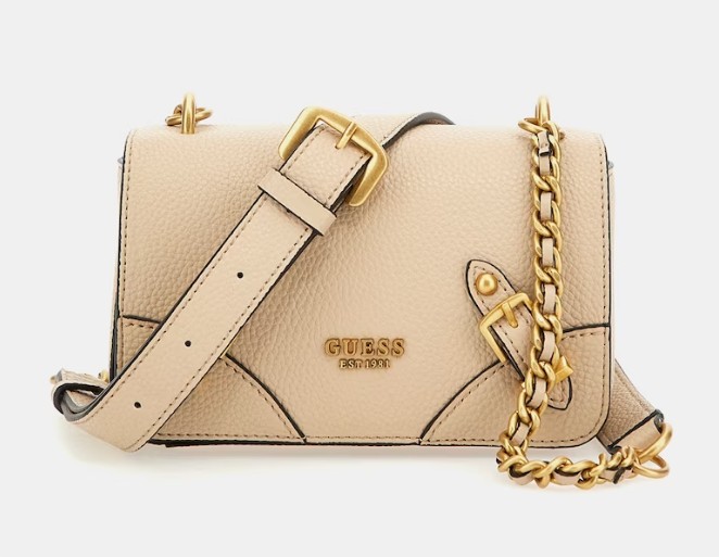 El Corte Inglés: 10 bolsos con descuento perfectos para llevar a diario 3 Bandolera mini en crema con solapa con asa regulable el corte ingles