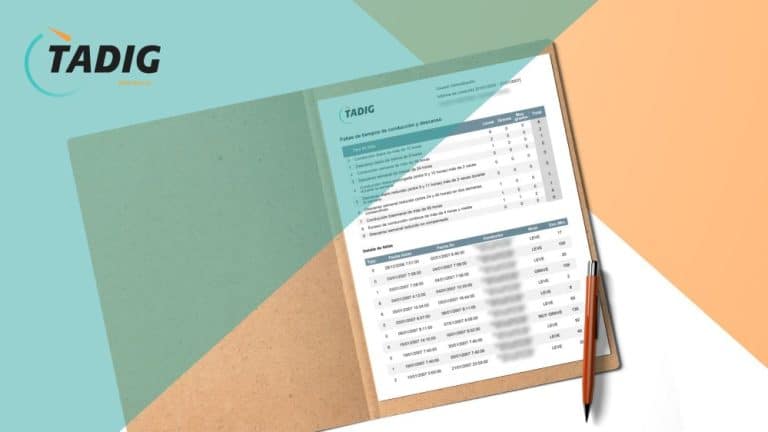 TADIG explica cómo el tacógrafo digital mejora el control de la jornada laboral en el sector transportes