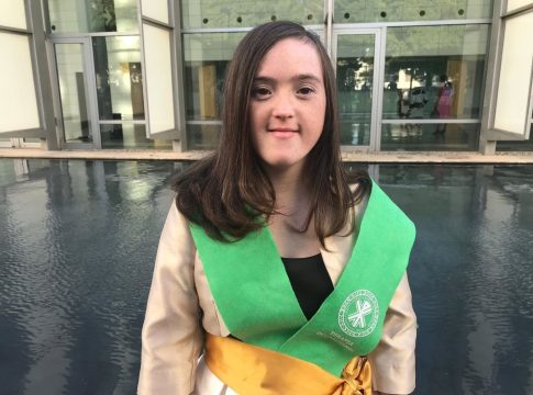 Blanca San Segundo, persona con Síndrome de Down en las listas del PP