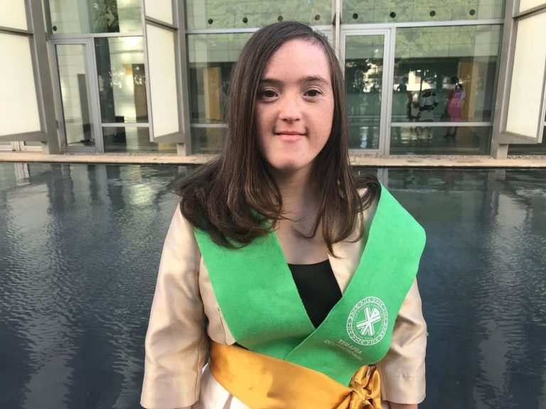 Blanca San Segundo, primera graduada con Síndrome de Down en España en las listas del PP el 28M