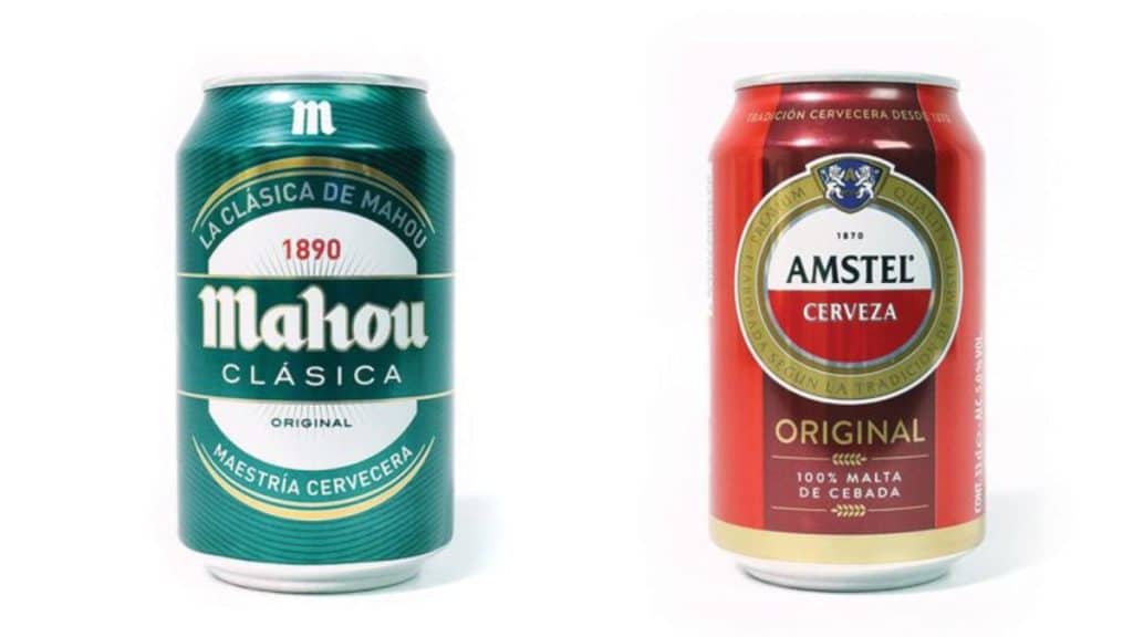 Posicionamiento según el análisis de las cervezas rubias realizado por la OCU