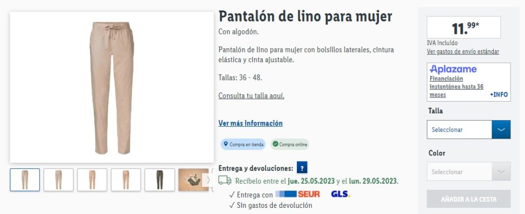 Los pantalones de lino, la moda que ha llegado a Lidl para mujeres