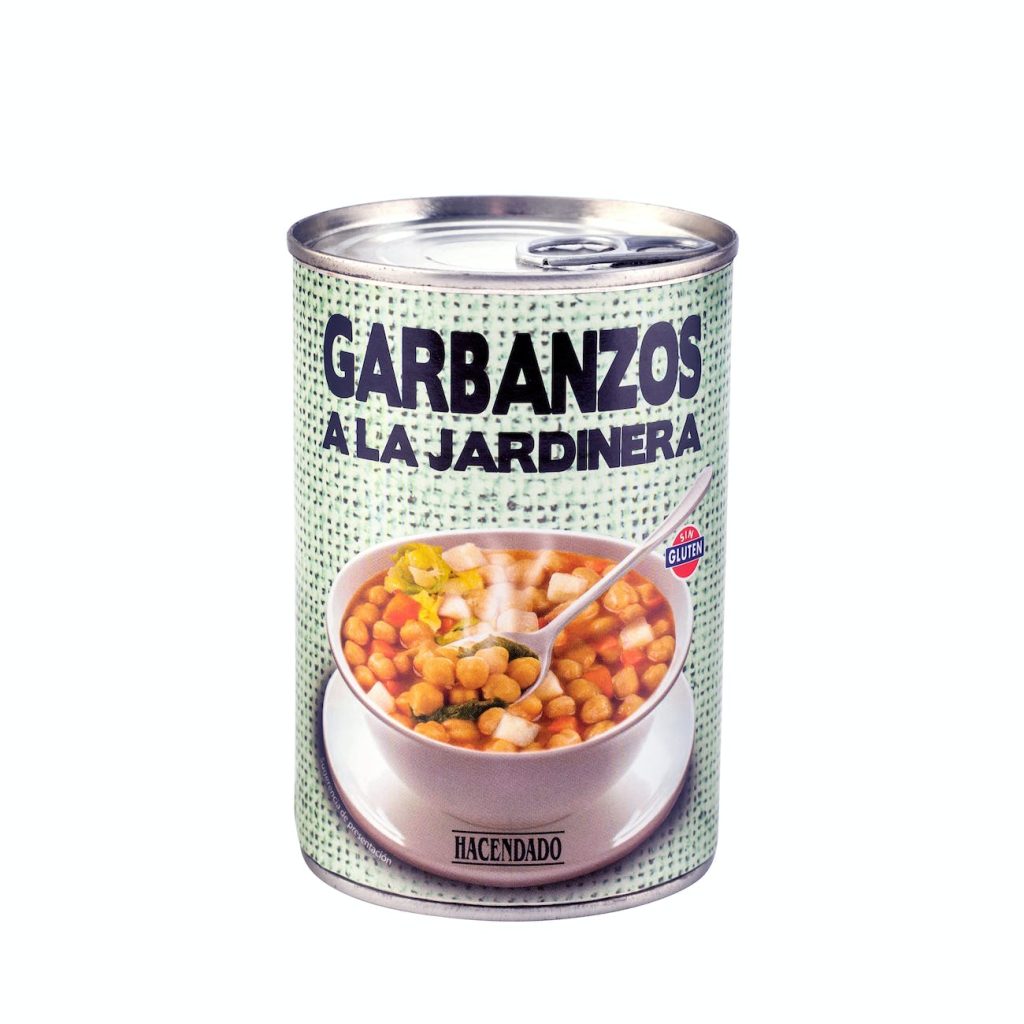 Garbanzos a la jardinera Hacendado de Mercadona