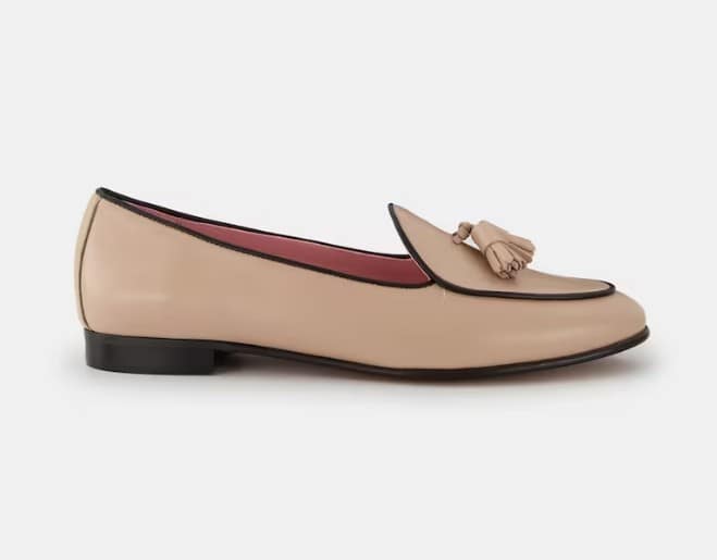 Mocasines Nervi de mujer en piel con adorno de borlas y suela de goma el corte ingles