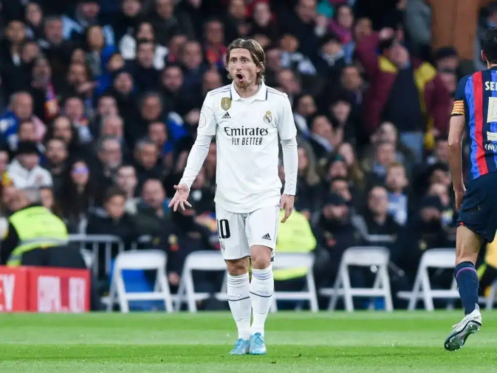 Modrić venía jugando bien