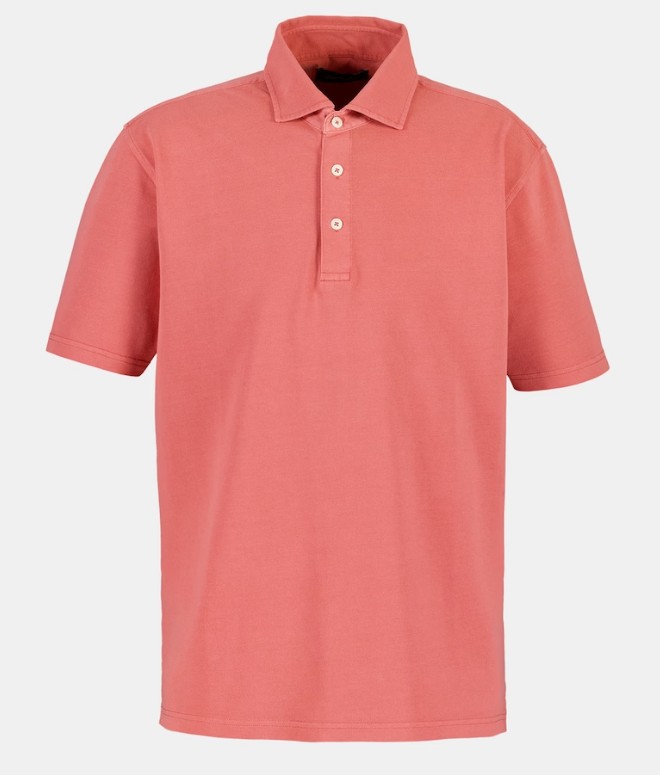 Polo de hombre manga corta liso