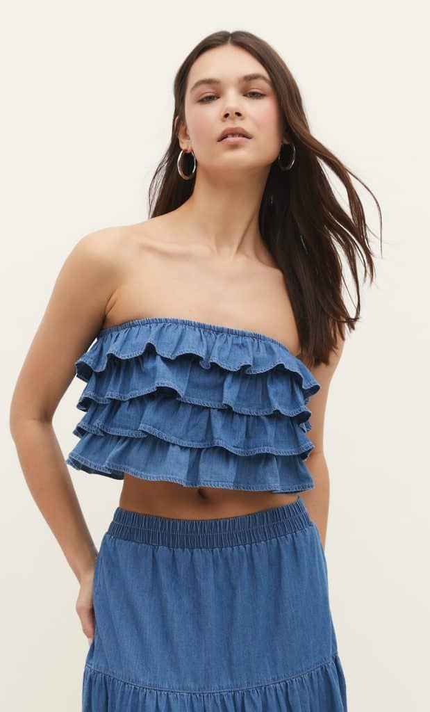 Nuevo conjunto de Stradivarius de estilo denim con el que captarás todas las miradas 47 Stradivarius sabe que el denim es un clásico que se puede reinventar