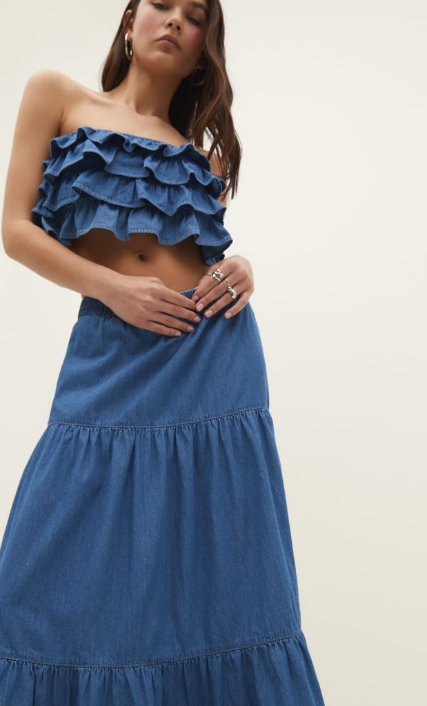 Nuevo conjunto de Stradivarius de estilo denim con el que captarás todas las miradas 54 El precio es el que buscas