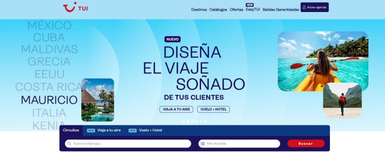 TUI potencia y lanza la reserva de paquetes dinámicos a través de su página web