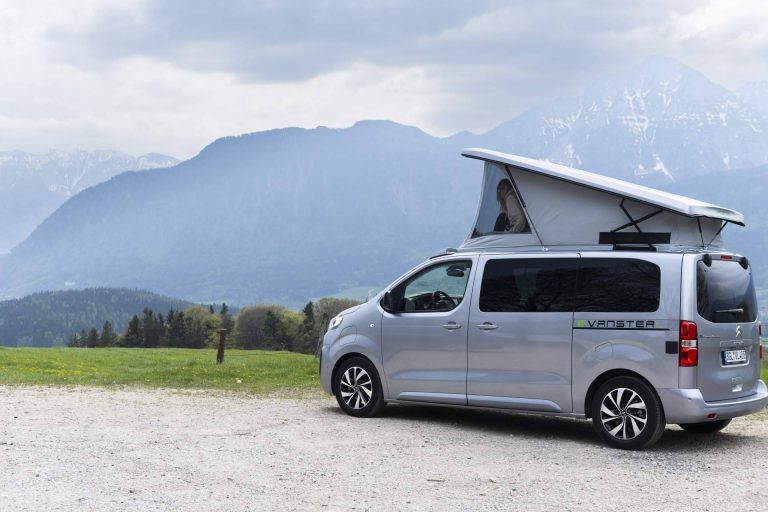La furgoneta camper de Pössl 100% eléctrica, E-Vanster