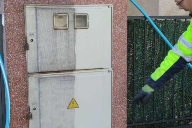 Limpieza con vapor a alta presión, la técnica innovadora de la empresa Galvan Lacados para comunidades y edificios de viviendas