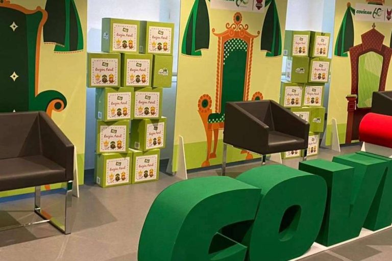 Merchandising realizado en papel, con Ediciones Alsur