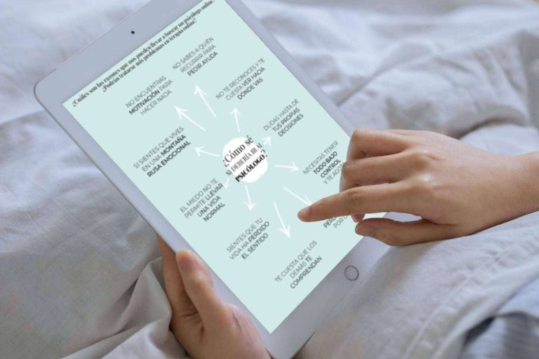 ¿Cómo es tener un psicólogo online?